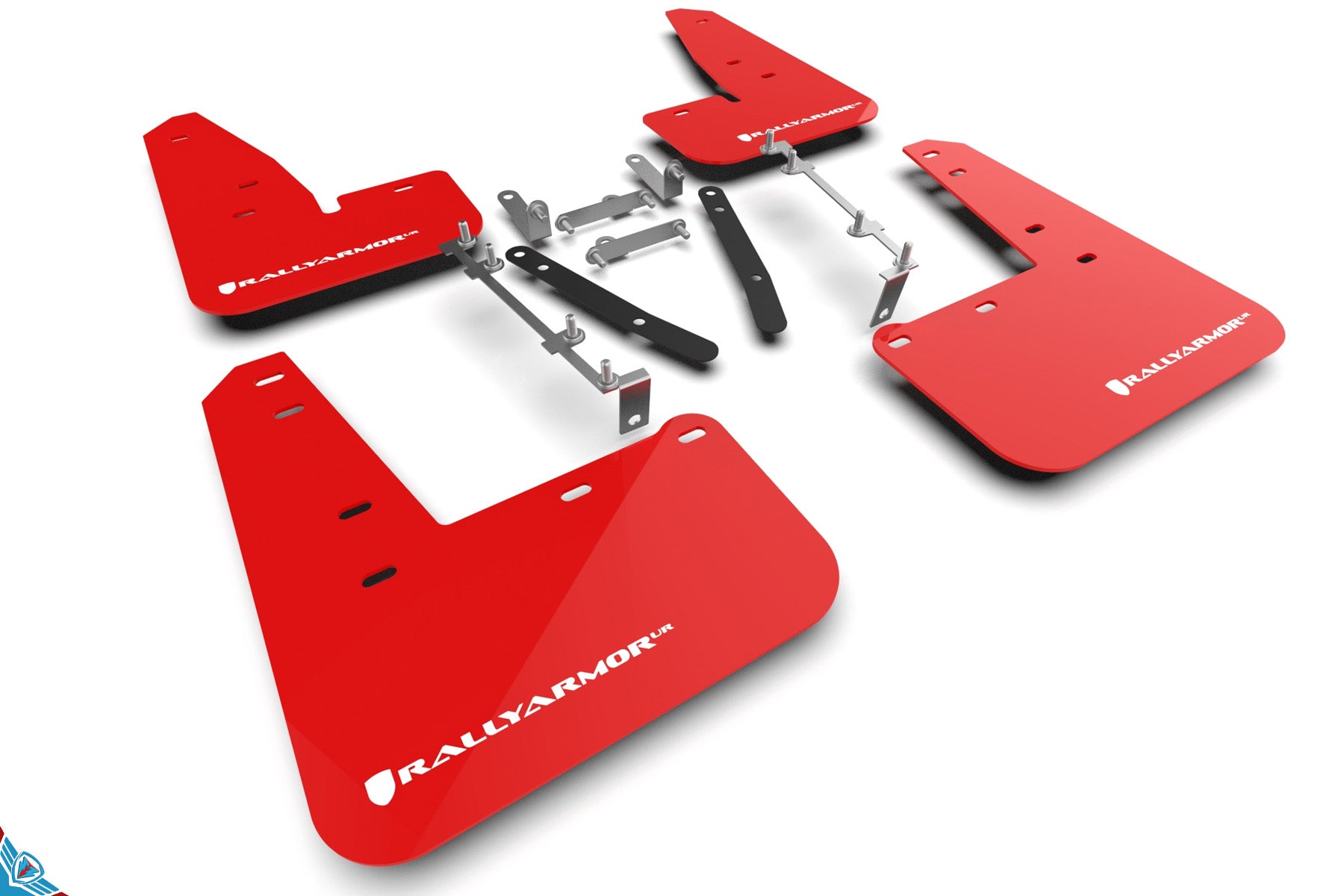 2023-2026 Toyota GR Corolla (GZEA14H) Rally Style Polyurethane Mud Flaps | Rally Armor