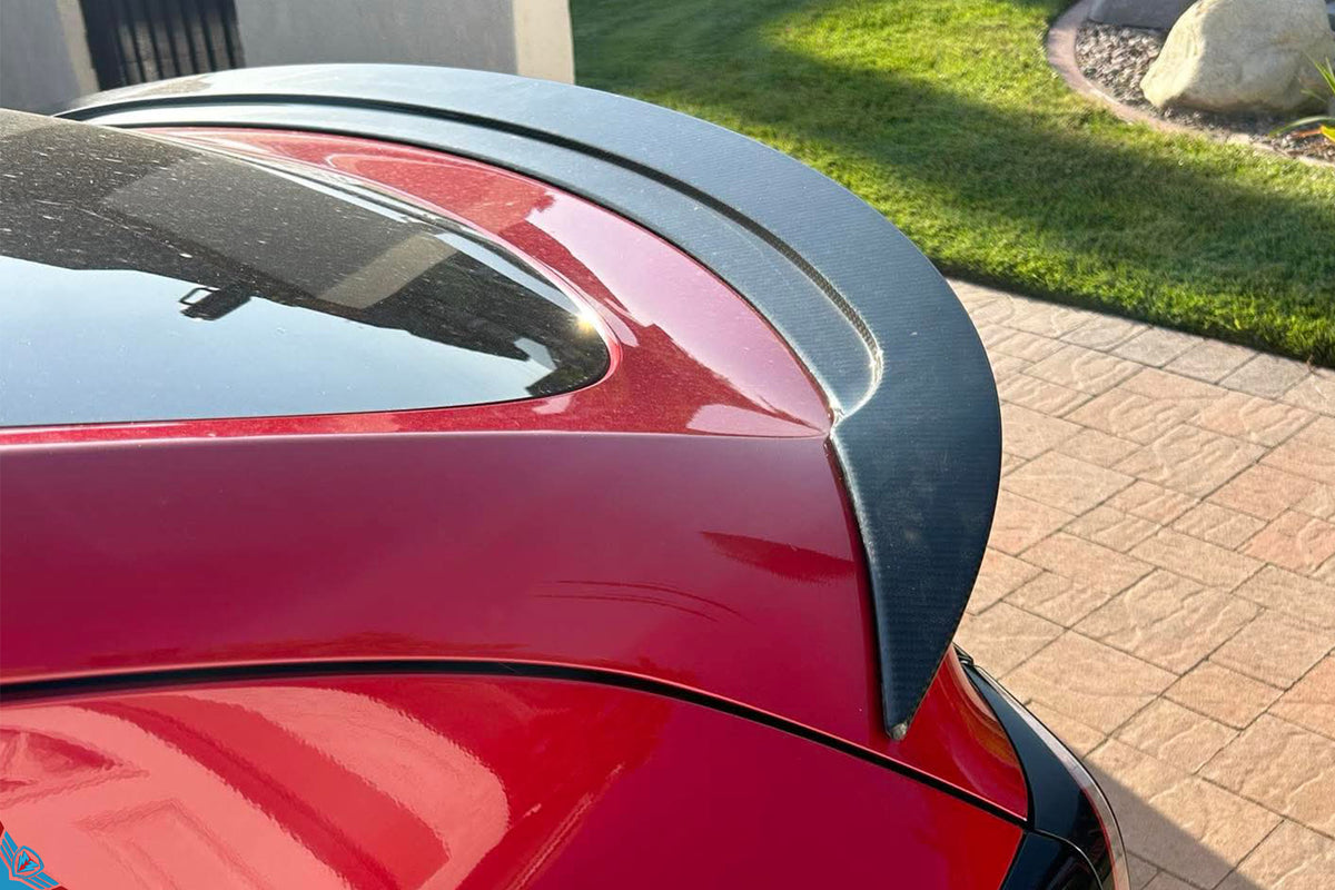 Tesla Model Y (MK1) AGX Dry Carbon Trunk Spoiler FYBR Aero