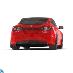 2021-2026 Tesla Model S (Palladium) Polyurethane Mud Flaps | Rally Armor