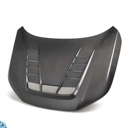 2023-2026 Honda Civic Type R (FL5) TV Style Full Carbon Fiber Vented Hood | Seibon
