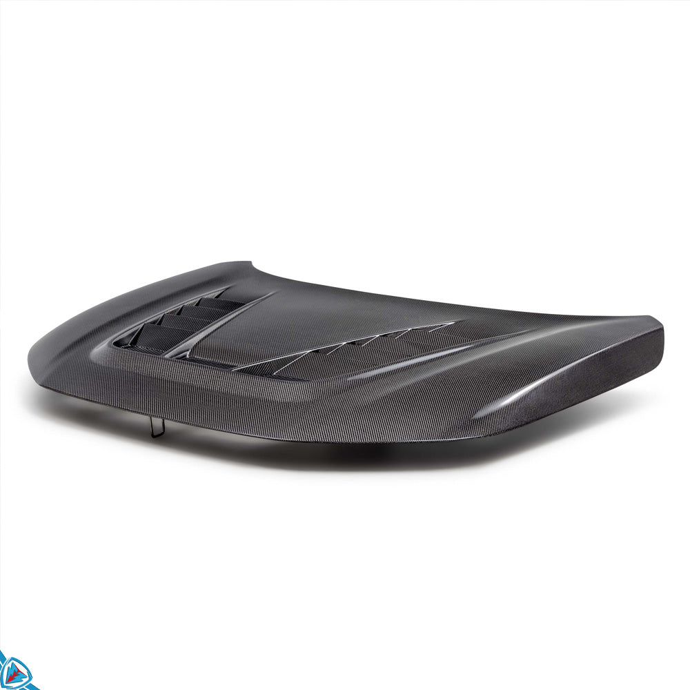 2024+ Honda Civic Type R (FL5) TV Style Full Carbon Fiber Vented Hood | SEIBON Secondary image