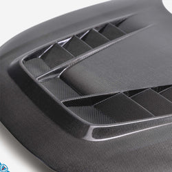 2023-2026 Honda Civic Type R (FL5) TV Style Full Carbon Fiber Vented Hood | Seibon