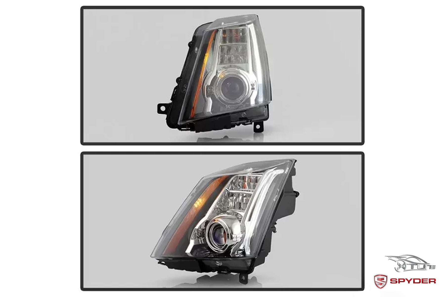 2008-2014 Cadillac CTS & CTS-V Xenon HID Projector Headlights with AFS | SPYDER