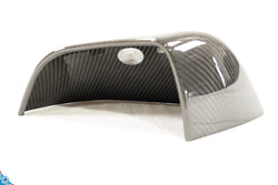 2017-2024 Tesla Model 3 & Model Y (MK1) OEM Style Dry Carbon Fiber Mirror Cover Overlays | FYBR Aerodynamics