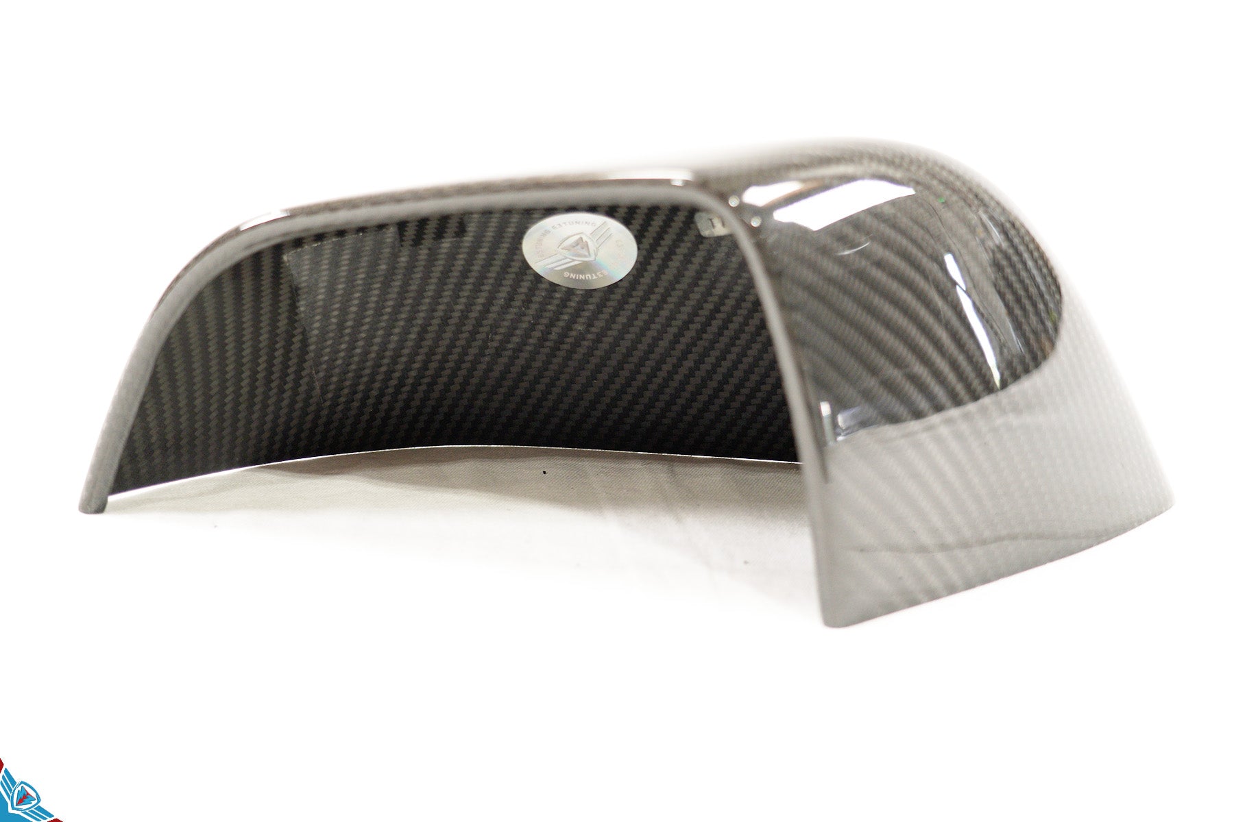 2017-2024 Tesla Model 3 & Model Y (MK1) OEM Style Dry Carbon Fiber Mirror Cover Overlays | FYBR Aerodynamics