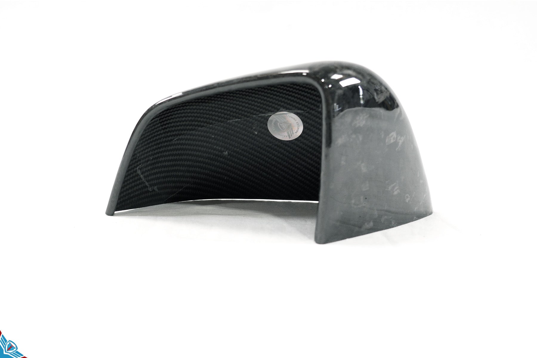 2017-2024 Tesla Model 3 & Model Y (MK1) OEM Style Dry Carbon Fiber Mirror Cover Overlays | FYBR Aerodynamics