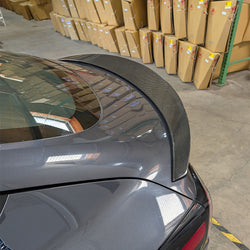2017-2023 Tesla Model 3 (Legacy) AR Style High Kick Carbon Fiber Trunk Spoiler | FYBR Aerodynamics