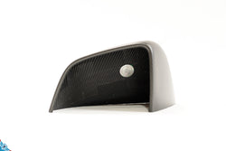 2017-2024 Tesla Model 3 & Model Y (MK1) OEM Style Dry Carbon Fiber Mirror Cover Overlays | FYBR Aerodynamics