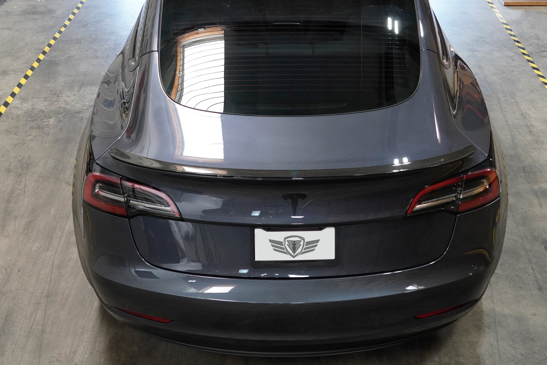 2017-2023 Tesla Model 3 (MK1) CS Style Carbon Fiber Trunk Spoiler | FYBR Aerodynamics
