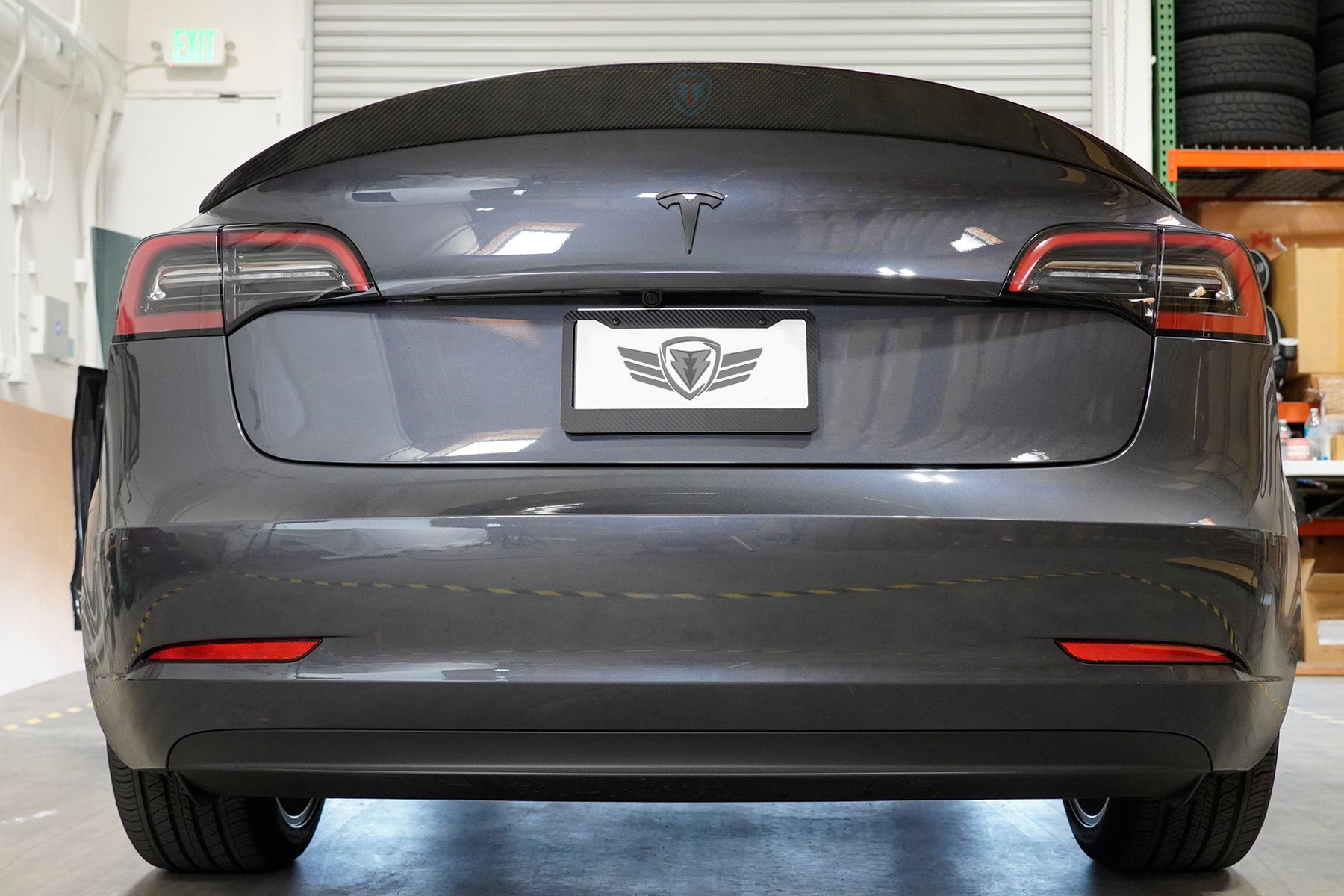 FYBR Tesla Model 3 MX Genuine Carbon Fiber Trunk Spoiler