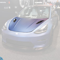 2017-2023 Tesla Model 3 (Gen 1) Aerodynamic Design ABS Replacement Hood | CUSTuning