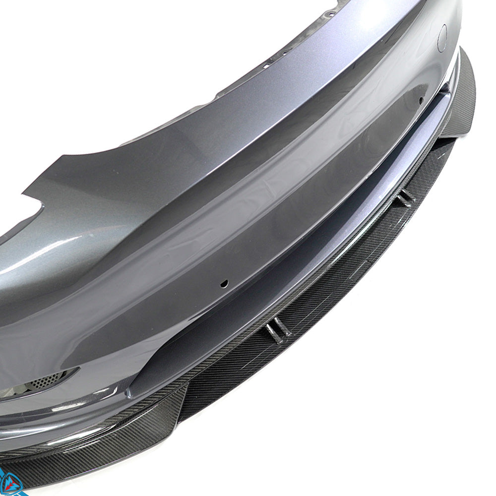 2020-2024 Tesla Model Y (1st Gen) EVF Style Dry Carbon Fiber Front Lip | EVFuel