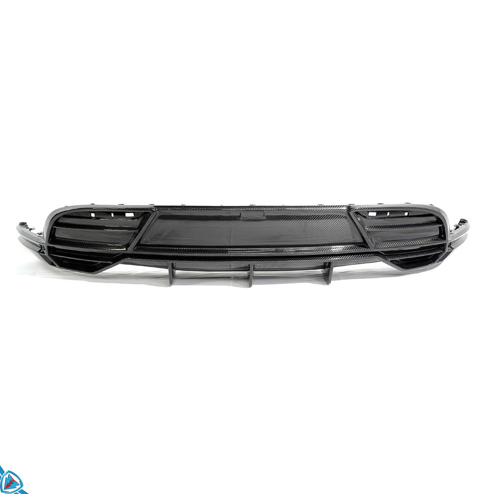 2020-2024 Tesla Model Y (1st-Gen) EVF Style Dry Carbon Fiber Rear Diffuser | EVFuel