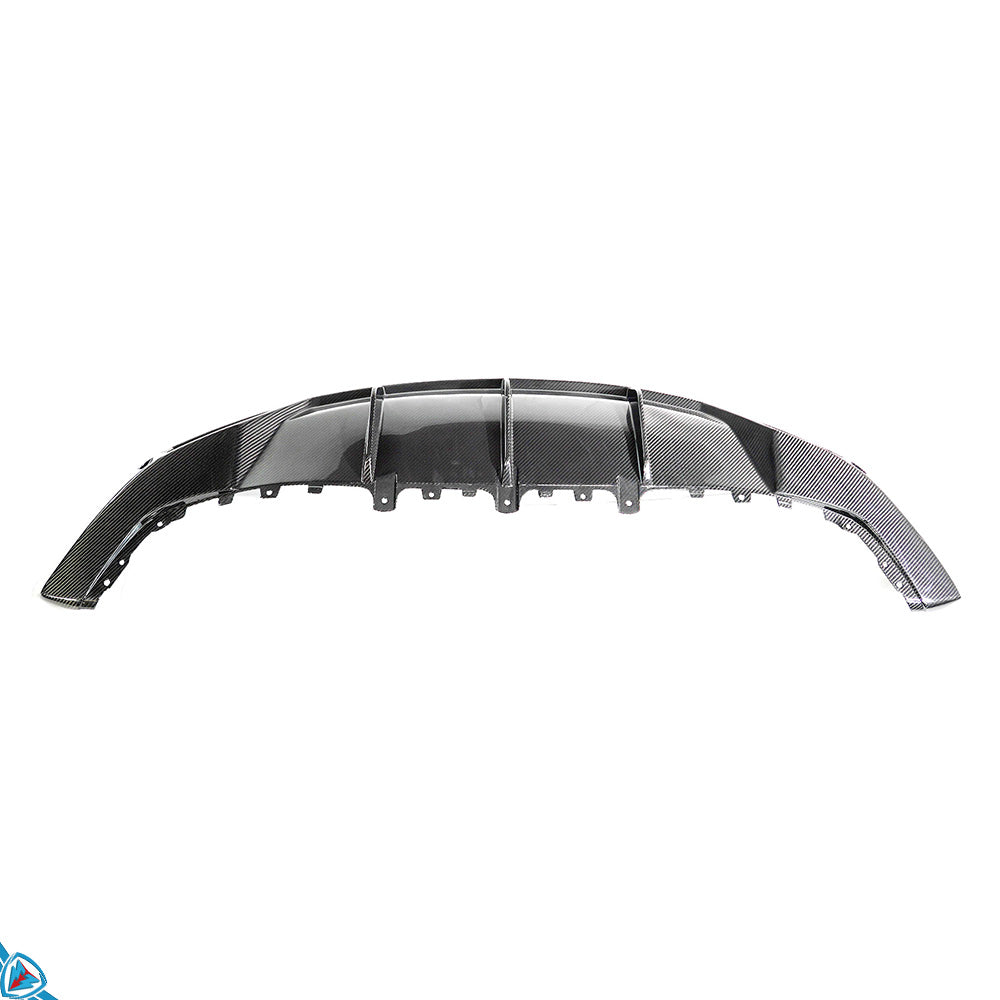 2020-2024 Tesla Model Y (1st-Gen) EVF Style Dry Carbon Fiber Rear Diffuser | EVFuel