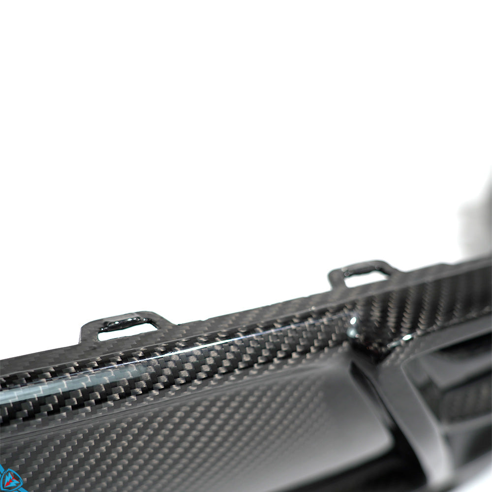 2020-2024 Tesla Model Y (1st-Gen) EVF Style Dry Carbon Fiber Rear Diffuser | EVFuel