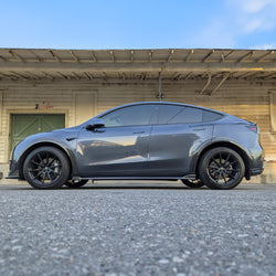 2020-2024 Tesla Model Y (1st-Gen) Sport Style Dry Carbon Fiber Side Skirt Extensions | EVFuel