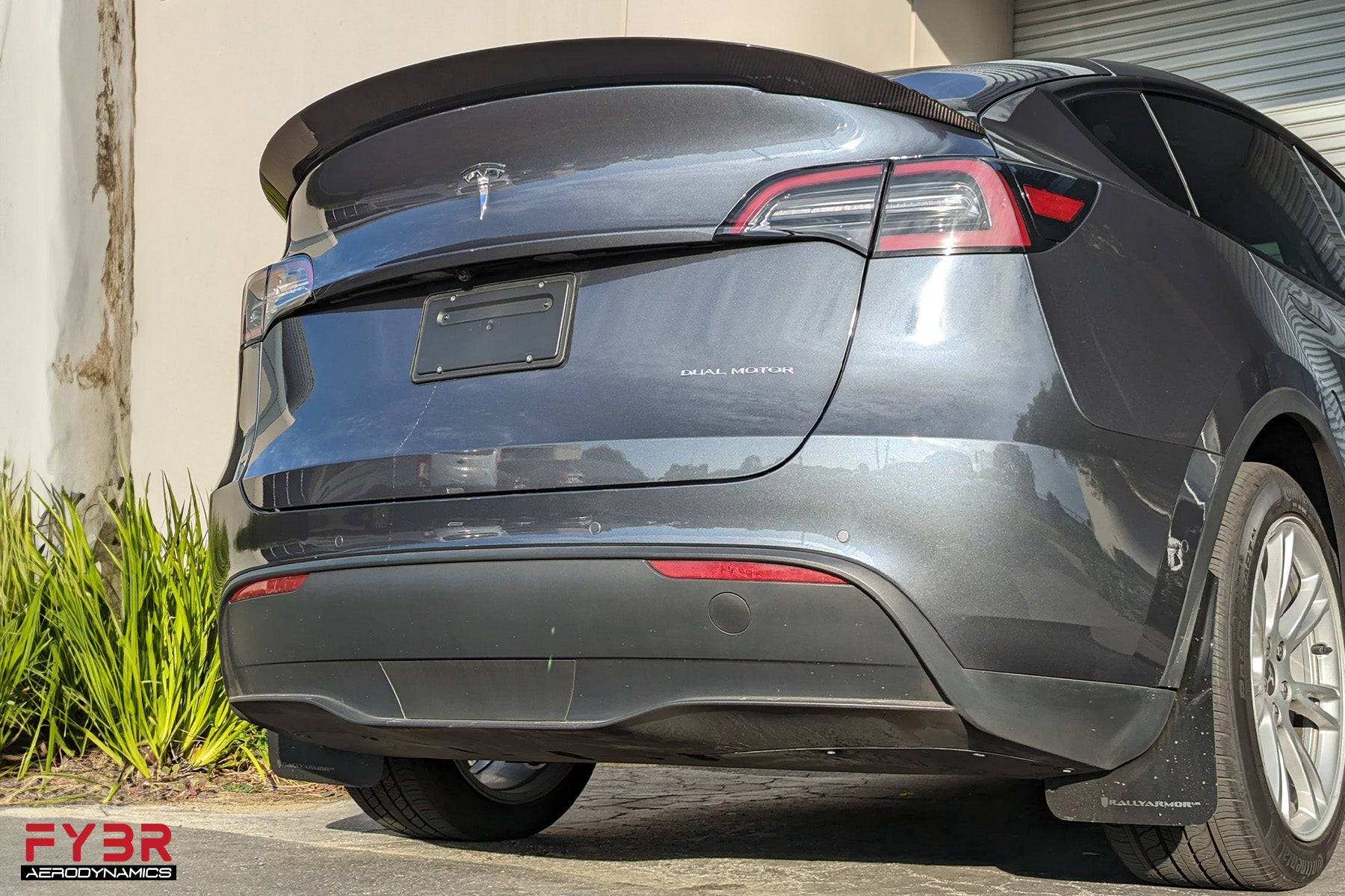 FYBR Tesla Model Y AGX Genuine Carbon Fiber Trunk Spoiler