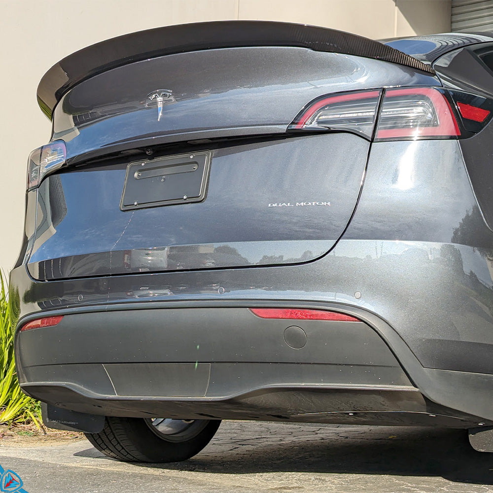 2020-2025 Tesla Model Y (1st-Gen) AGX Style Dry Carbon Fiber Trunk Spoiler | FYBR Aerodynamics