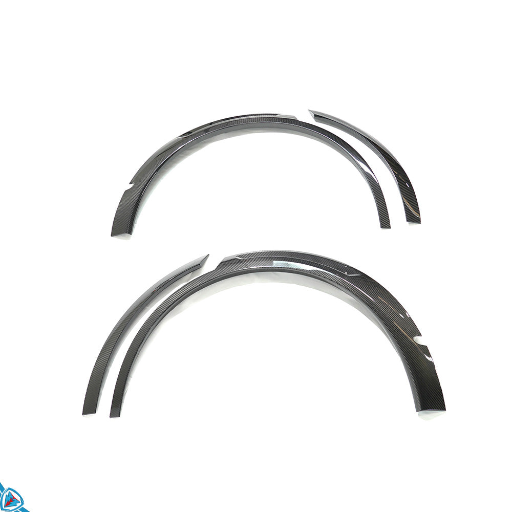 2020-2025 Tesla Model Y (1st-Gen) SDX Style Dry Carbon Fiber Fender Flares | FYBR Aerodynamics