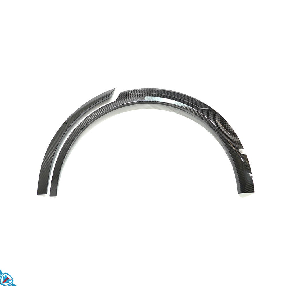 Tesla Model Y SDX Dry Carbon Fiber Fender Flares | FYBR Aerodynamics