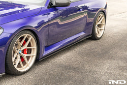 2023+ BMW M2 (G87) TR87 Pre-Preg Carbon Fiber Flat Side Skirt Set | Trevora