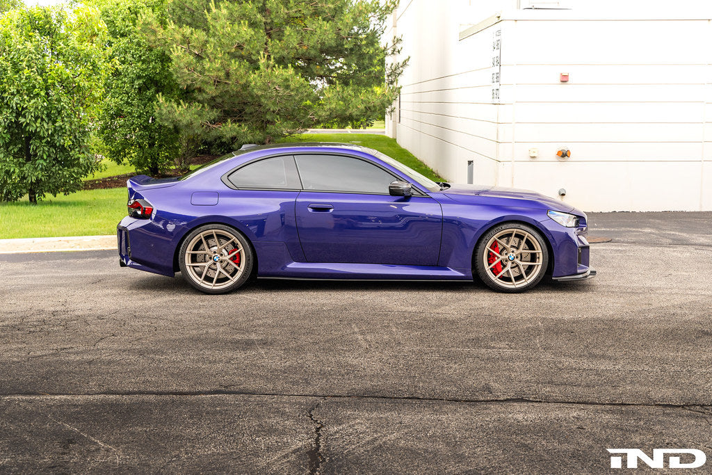 2023+ BMW M2 (G87) TR87 Pre-Preg Carbon Fiber Flat Side Skirt Set | Trevora