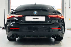 2020+ BMW M240i (G42) & M340i (G20) & M440i (G22/G26) Cerakote Black Quad Exhaust Tip Set | Trevora