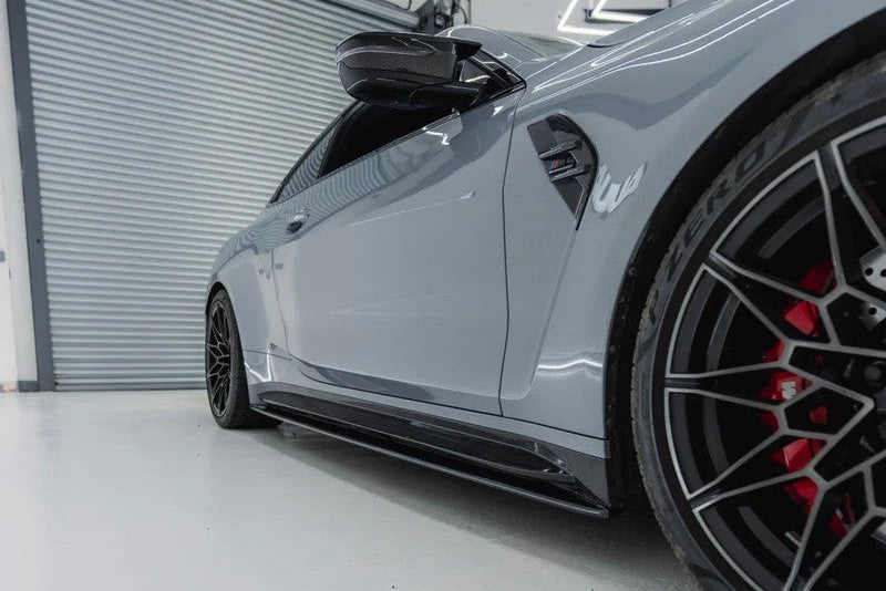 2021+ BMW M4 (G82/G83) PR-1 Pre-Preg Carbon Fiber Side Skirts | Trevora