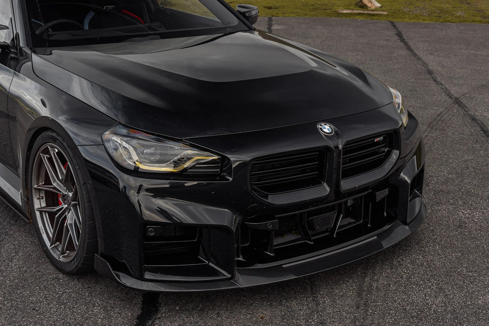 2023+ BMW M2 (G87) TR87 Pre-Preg Carbon Fiber Front Splitter with Winglets | Trevora