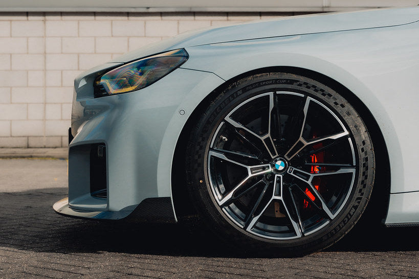 2023+ BMW M2 (G87) TR87 Pre-Preg Carbon Fiber Front Splitter with Winglets | Trevora