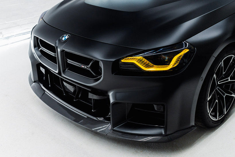 2023+ BMW M2 (G87) TR87 Pre-Preg Carbon Fiber Flat Front Splitter | Trevora