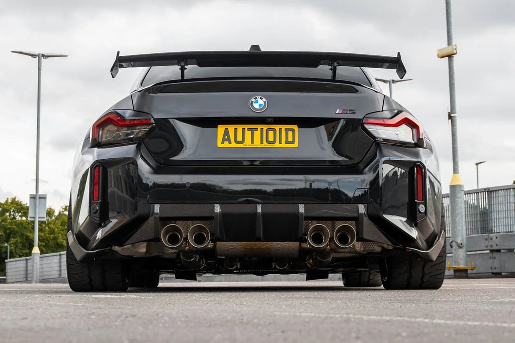 2023+ BMW M2 (G87) TR87 Pre-Preg Carbon Fiber Rear Bumper Winglet Set | Trevora