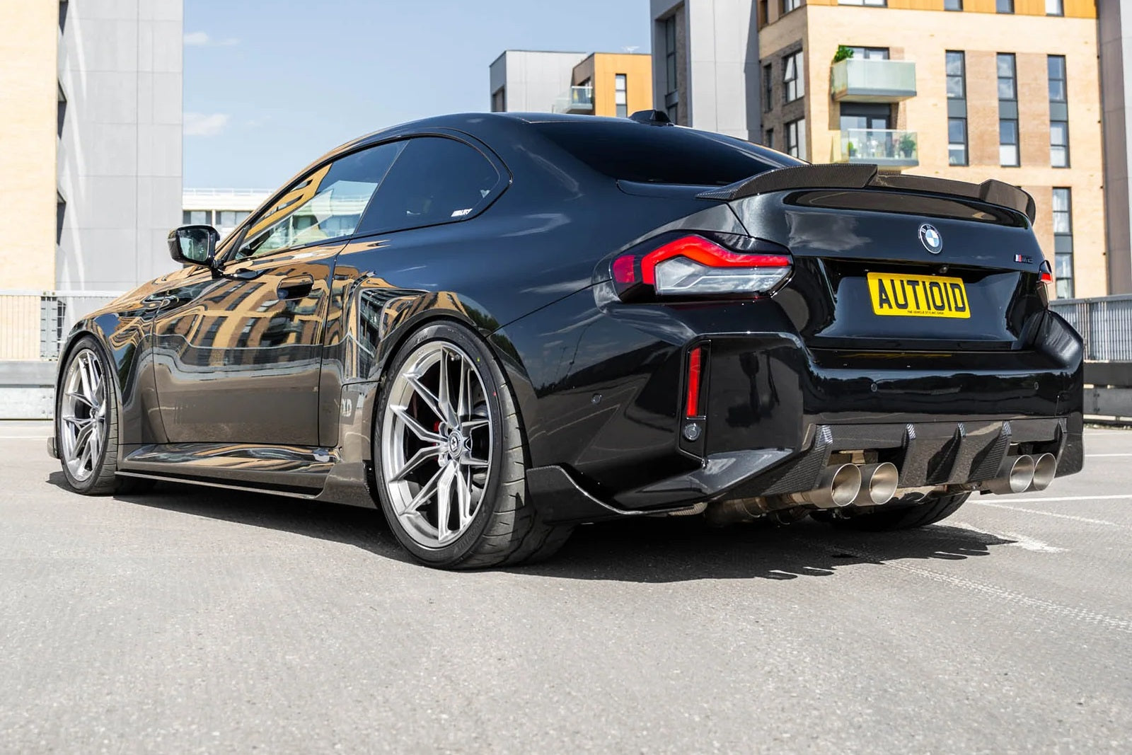 2023+ BMW M2 (G87) TR87 Pre-Preg Carbon Fiber Rear Bumper Winglet Set | Trevora Secondary image