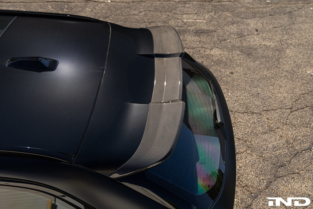 2025+ BMW M5 (G99) PR-1 Pre-Preg Carbon Fiber Rear Roof Spoiler | Trevora