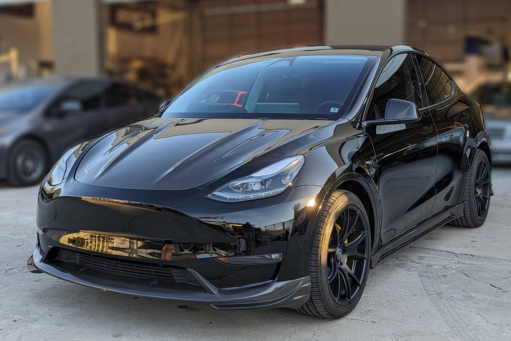 2020-2025 Tesla Model Y (1st Gen) TS Style Carbon Fiber Replacement Hood | VIS Racing
