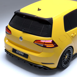 2014-2020 Volkswagen Golf GTI & R (MK7/MK7.5) EVO-1 Gloss Black ABS Rear Spoiler | Zaero Design USA