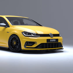 2017-2020 Volkswagen Golf R (Mk7.5) EVO-1 Gloss Black Front Splitter | Zaero Design