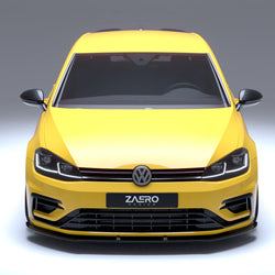 2017-2020 Volkswagen Golf R (Mk7.5) EVO-1 Gloss Black Front Splitter | Zaero Design