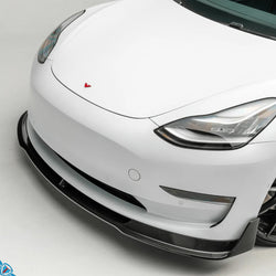2017-2023 Tesla Model 3 (1st-Gen) Volta Aero Pre-Preg Carbon Fiber Front Lip | Vorsteiner