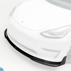2017-2023 Tesla Model 3 (1st-Gen) Volta Aero Pre-Preg Carbon Fiber Front Lip | Vorsteiner