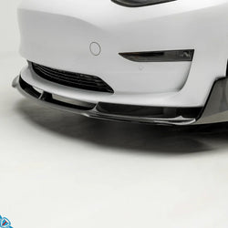 2017-2023 Tesla Model 3 (1st-Gen) Volta Aero Pre-Preg Carbon Fiber Front Lip | Vorsteiner