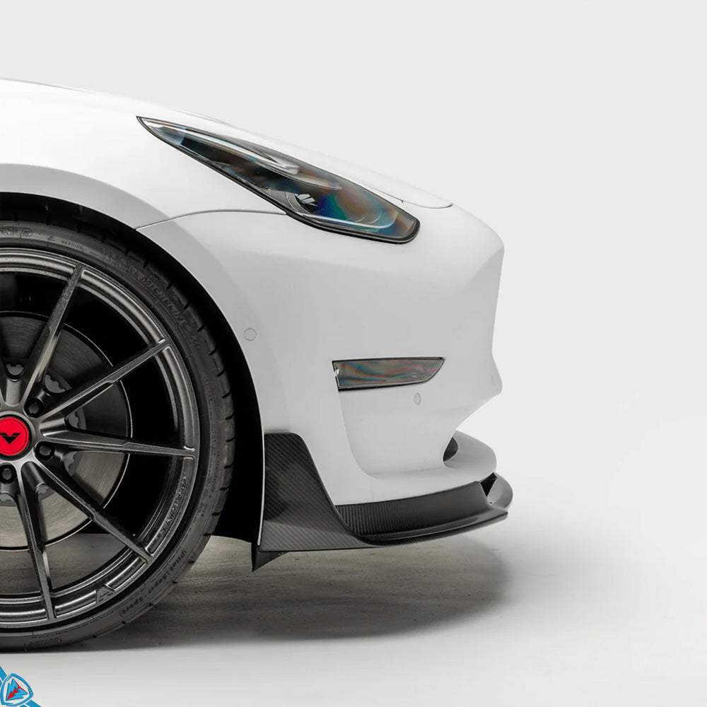 Tesla Model 3 Volta Aero Genuine Pre-Preg Carbon Fiber Front Lip | Vorsteiner