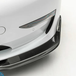 2017-2023 Tesla Model 3 (1st-Gen) Volta Aero Pre-Preg Carbon Fiber Front Lip | Vorsteiner