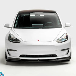 2017-2023 Tesla Model 3 (1st-Gen) Volta Aero Pre-Preg Carbon Fiber Front Lip | Vorsteiner
