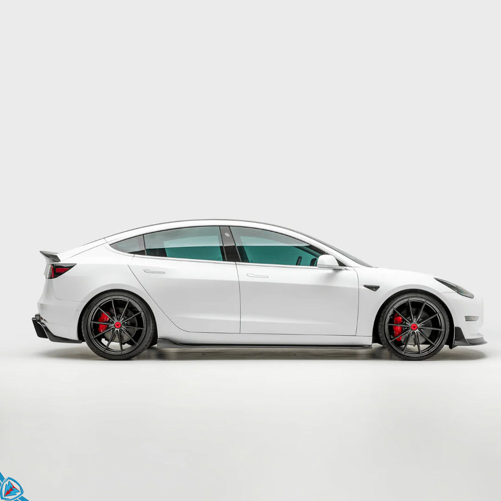 Tesla Model 3 Volta [TRACK EDITION] Genuine Pre-Preg Carbon Fiber Rear Diffuser | Vorsteiner