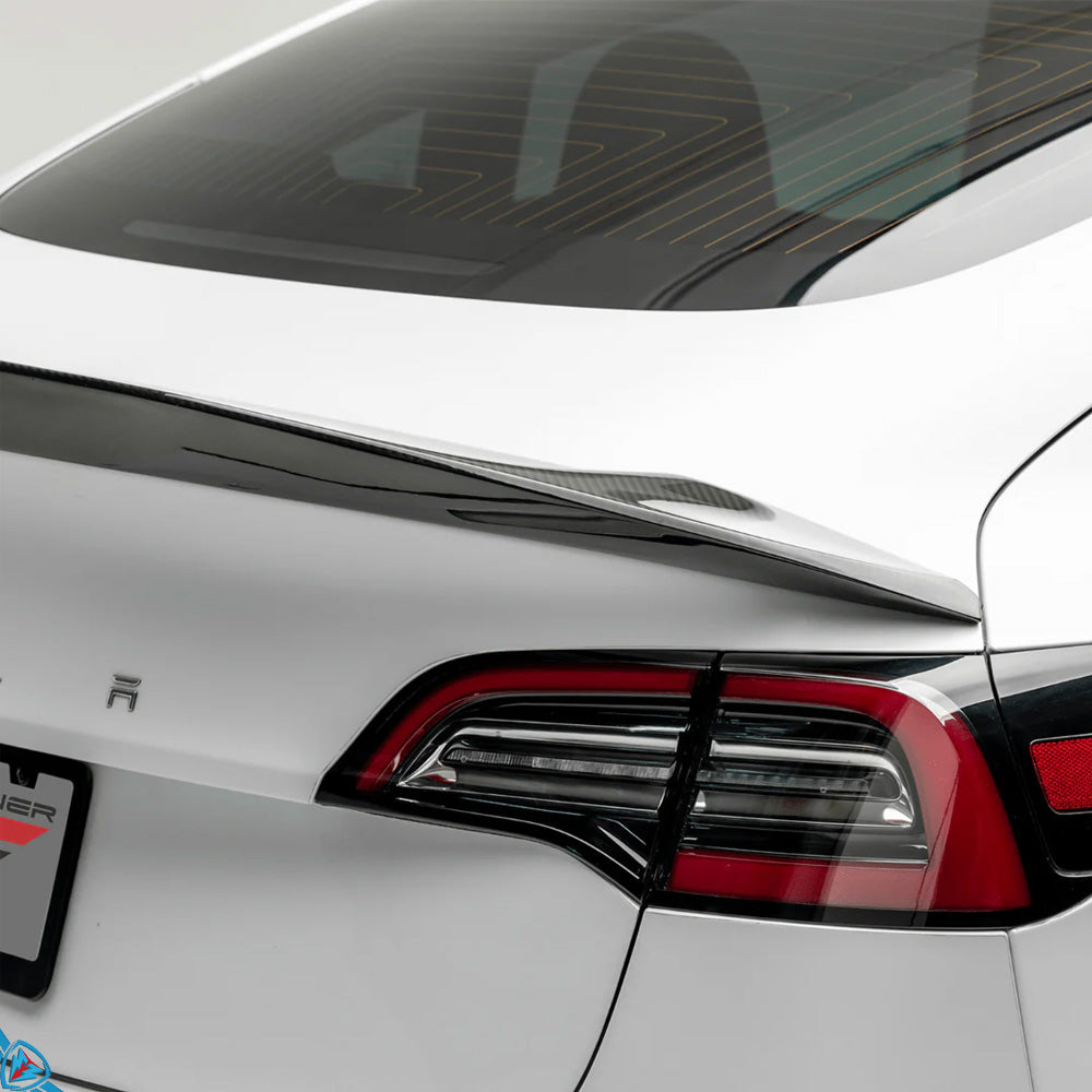 Tesla Model 3 Volta Aero Genuine Pre-Preg Carbon Fiber Trunk Spoiler | Vorsteiner