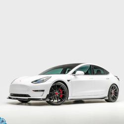 2017-2023 Tesla Model 3 (MK1) Volta Aero Pre-Preg Carbon Fiber Side Skirt Extensions | Vorsteiner