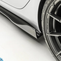 2017-2023 Tesla Model 3 (MK1) Volta Aero Pre-Preg Carbon Fiber Side Skirt Extensions | Vorsteiner