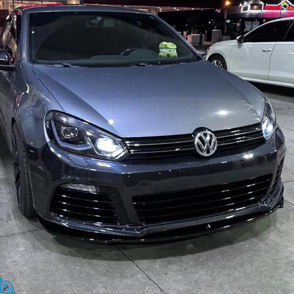 2010-2014 Volkswagen Golf (MK6) R Style Polypropylene Front Bumper Conversion Kit | E3Tuning Secondary image