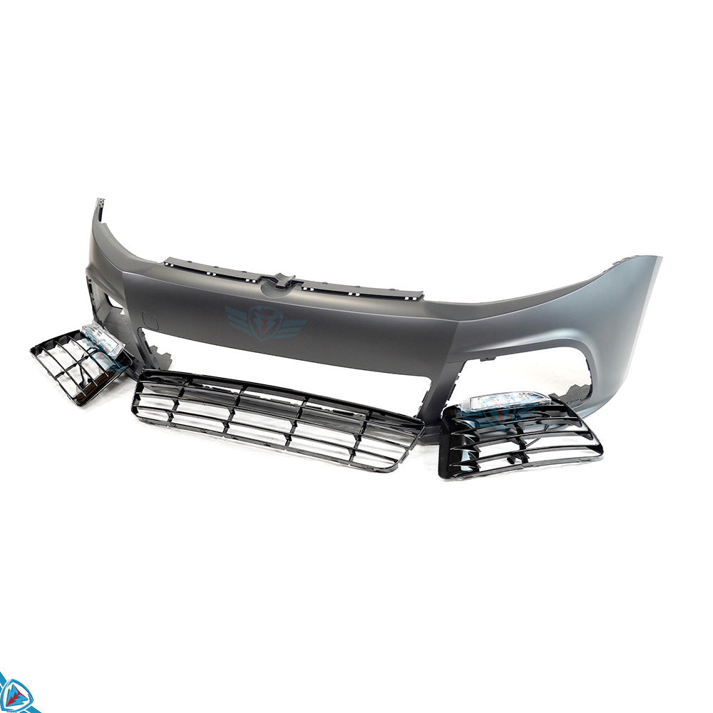 2010-2014 Volkswagen Jetta (MK6) R Style Polypropylene Front Bumper Conversion Kit | E3Tuning Main image